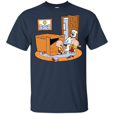 T-Shirts Navy / YXS Stewie and Brian Youth T-Shirt