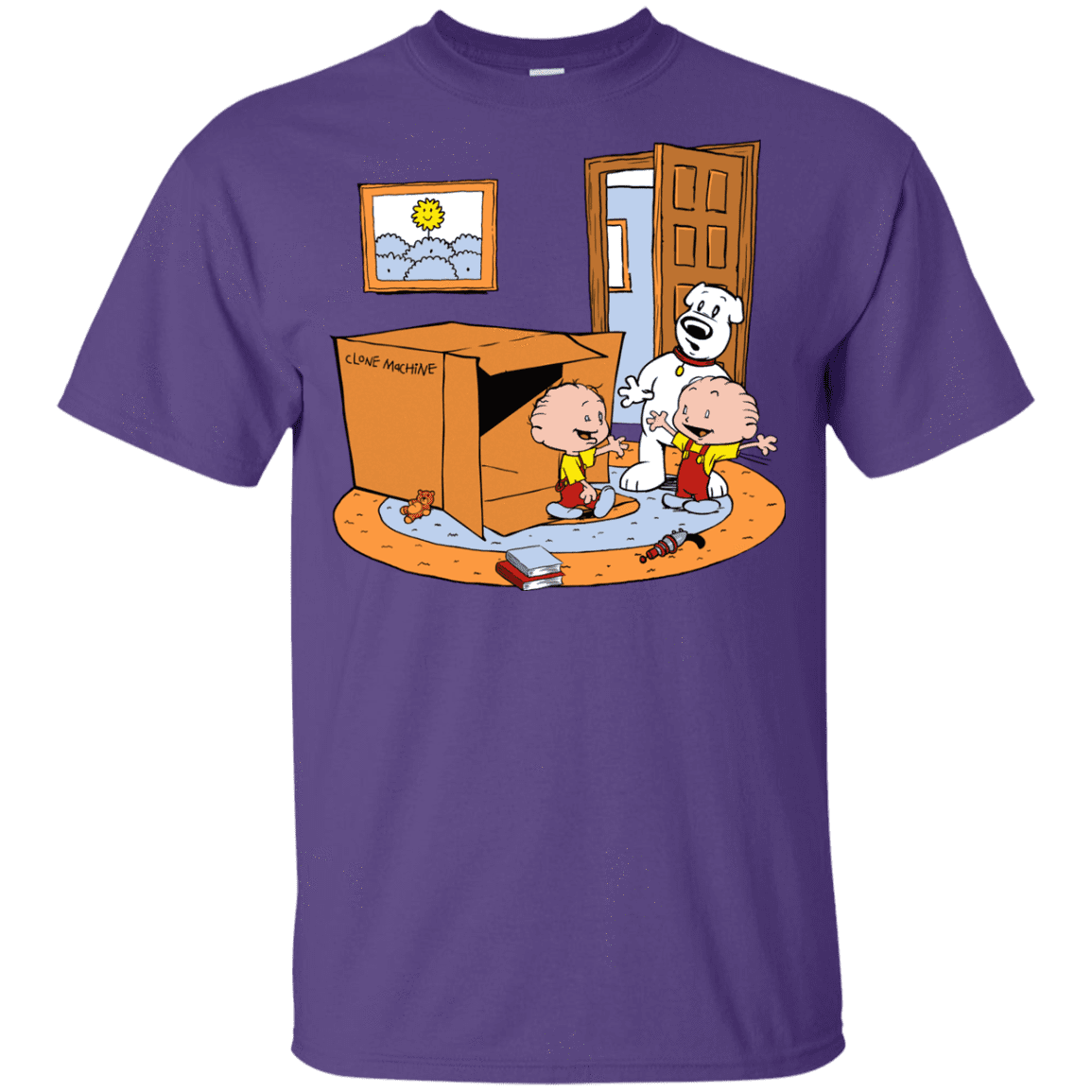 T-Shirts Purple / YXS Stewie and Brian Youth T-Shirt