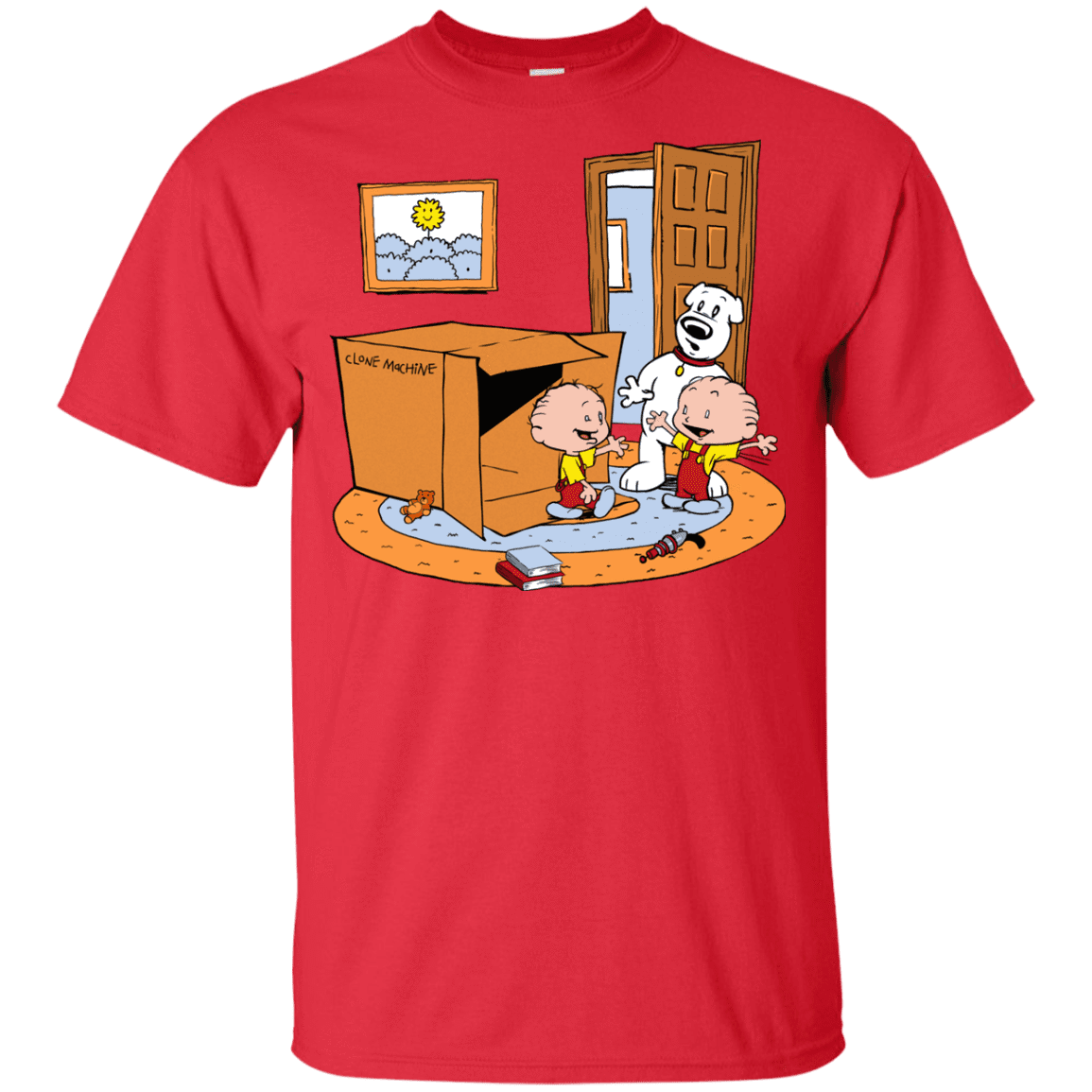 T-Shirts Red / YXS Stewie and Brian Youth T-Shirt