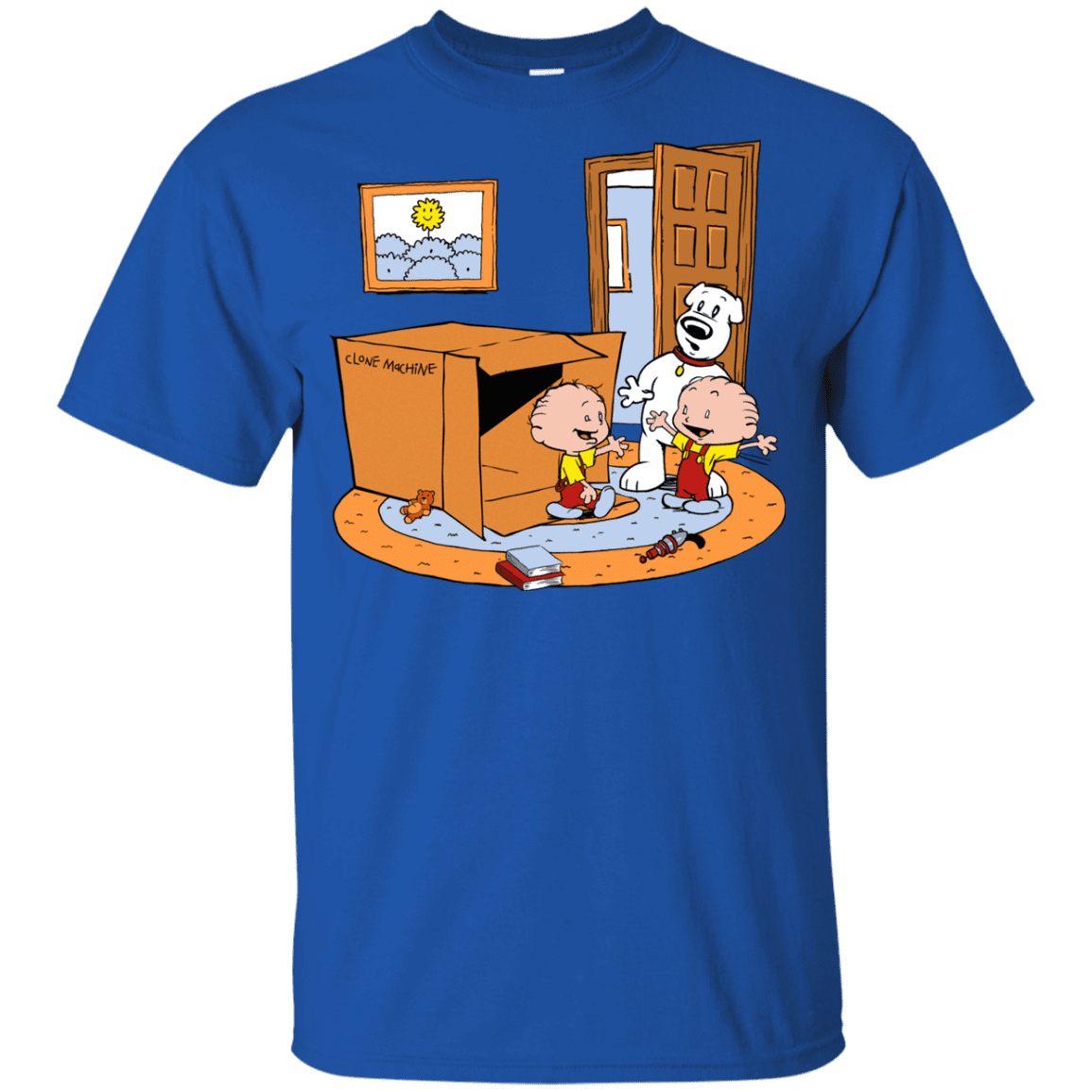 T-Shirts Royal / YXS Stewie and Brian Youth T-Shirt