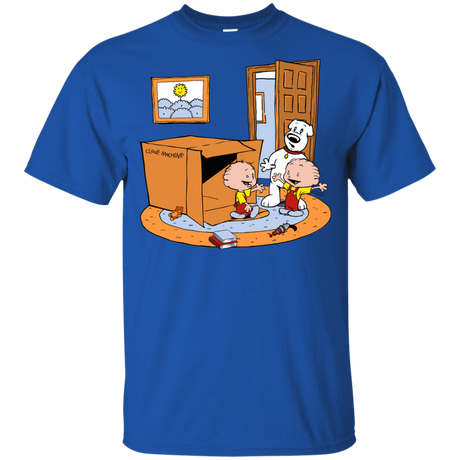 T-Shirts Royal / YXS Stewie and Brian Youth T-Shirt