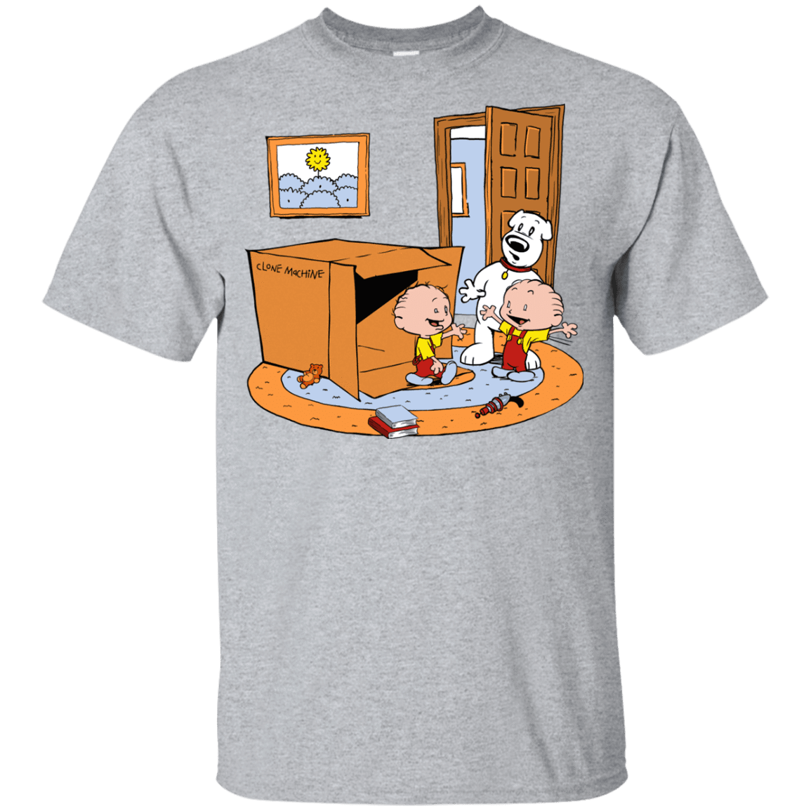 T-Shirts Sport Grey / YXS Stewie and Brian Youth T-Shirt