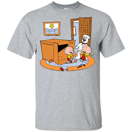 T-Shirts Sport Grey / YXS Stewie and Brian Youth T-Shirt