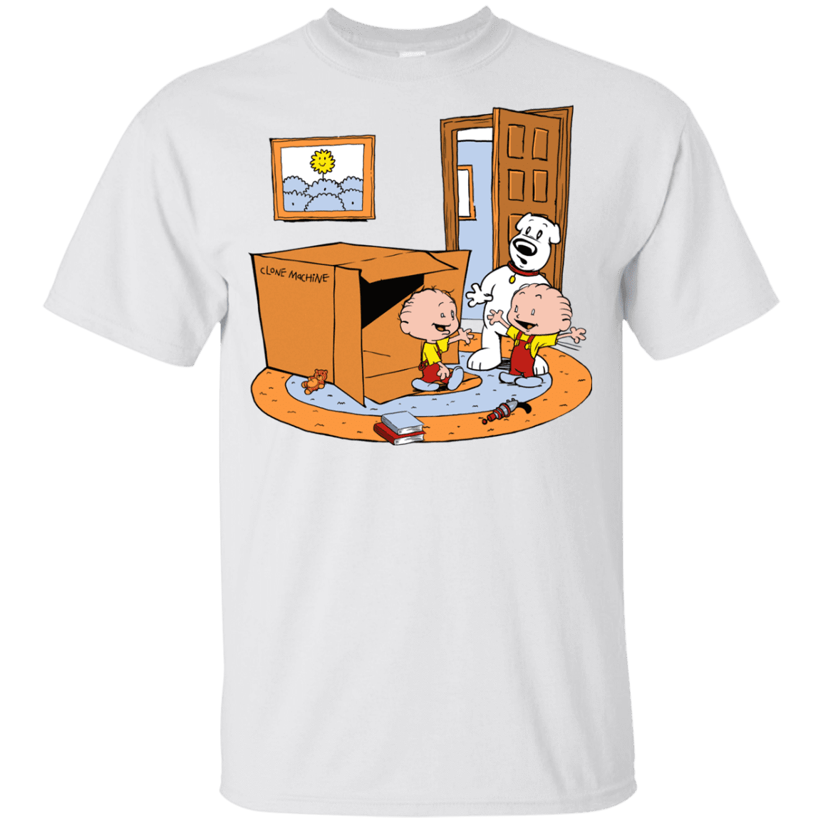 T-Shirts White / YXS Stewie and Brian Youth T-Shirt