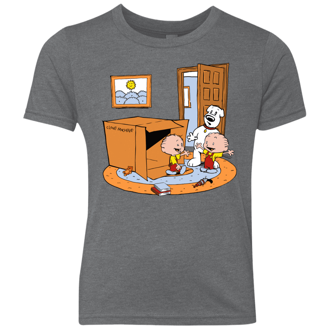T-Shirts Premium Heather / YXS Stewie and Brian Youth Triblend T-Shirt