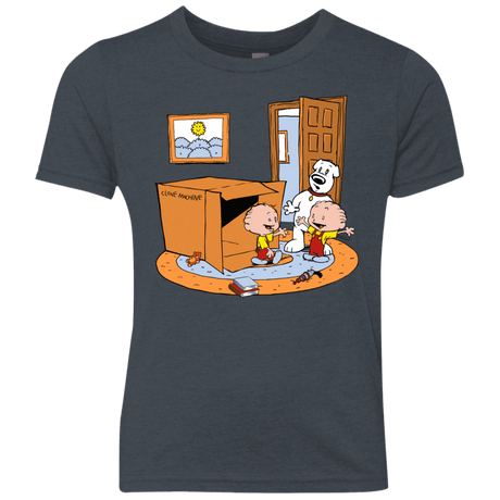 T-Shirts Vintage Navy / YXS Stewie and Brian Youth Triblend T-Shirt