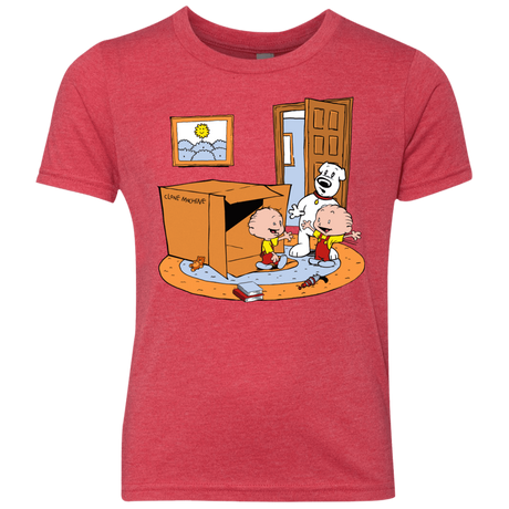 T-Shirts Vintage Red / YXS Stewie and Brian Youth Triblend T-Shirt