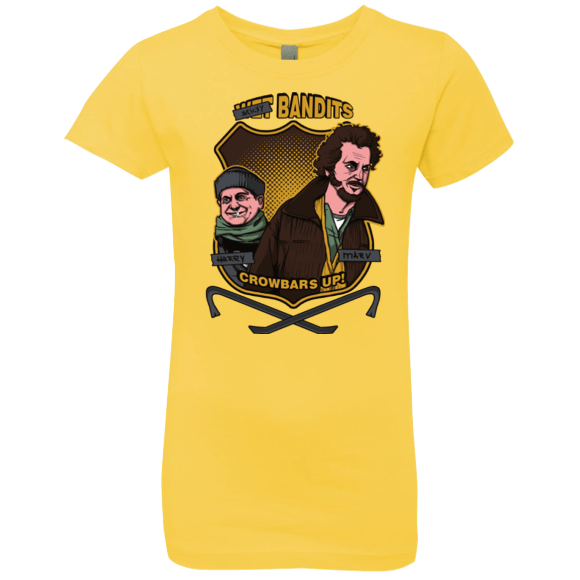 T-Shirts Vibrant Yellow / YXS Sticky Bandits Girls Premium T-Shirt