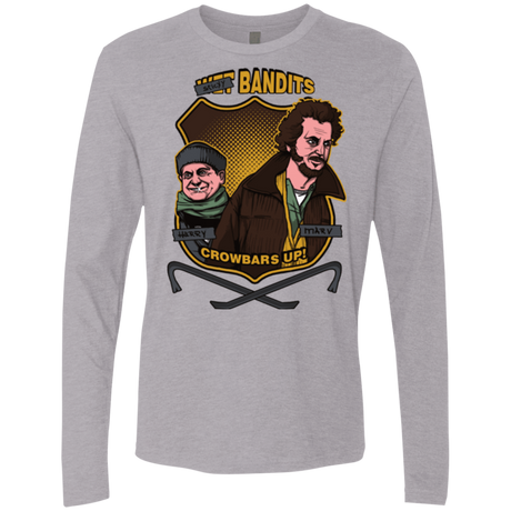 T-Shirts Heather Grey / Small Sticky Bandits Men's Premium Long Sleeve