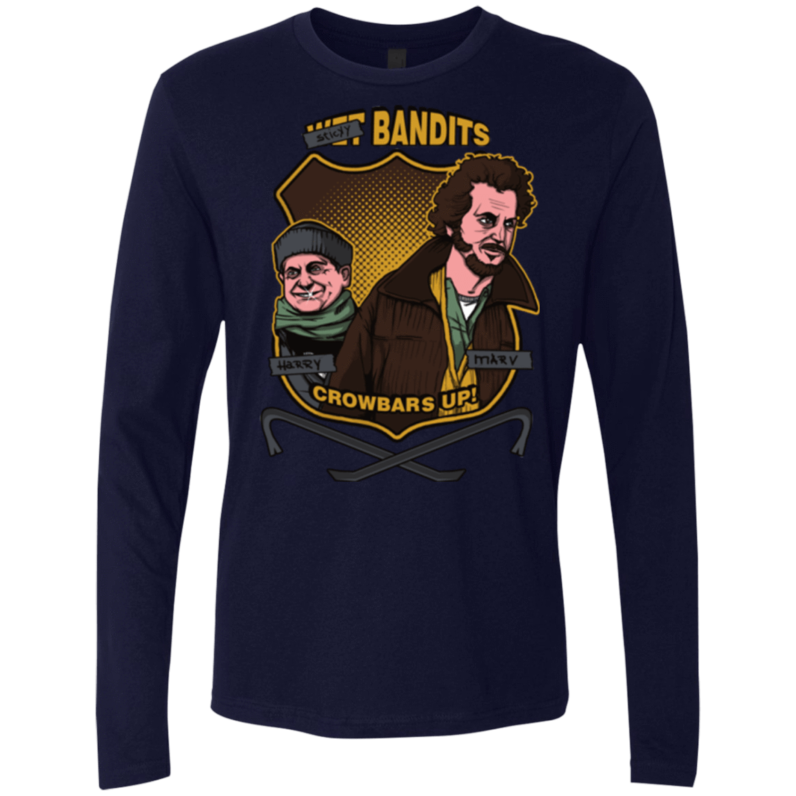 T-Shirts Midnight Navy / Small Sticky Bandits Men's Premium Long Sleeve