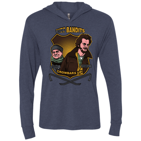 T-Shirts Vintage Navy / X-Small Sticky Bandits Triblend Long Sleeve Hoodie Tee