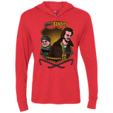 T-Shirts Vintage Red / X-Small Sticky Bandits Triblend Long Sleeve Hoodie Tee