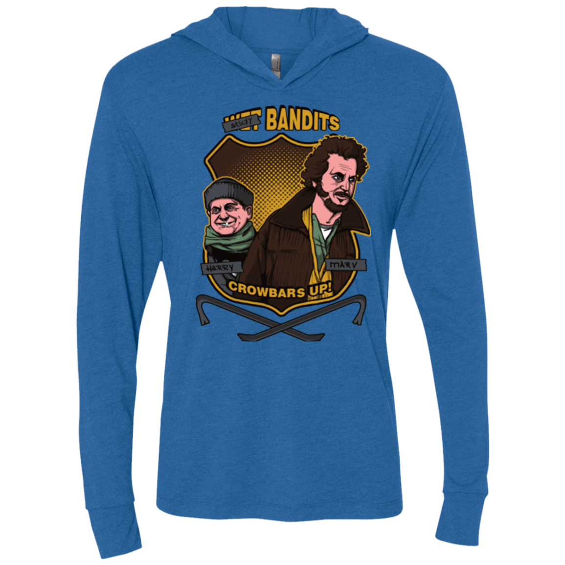 T-Shirts Vintage Royal / X-Small Sticky Bandits Triblend Long Sleeve Hoodie Tee