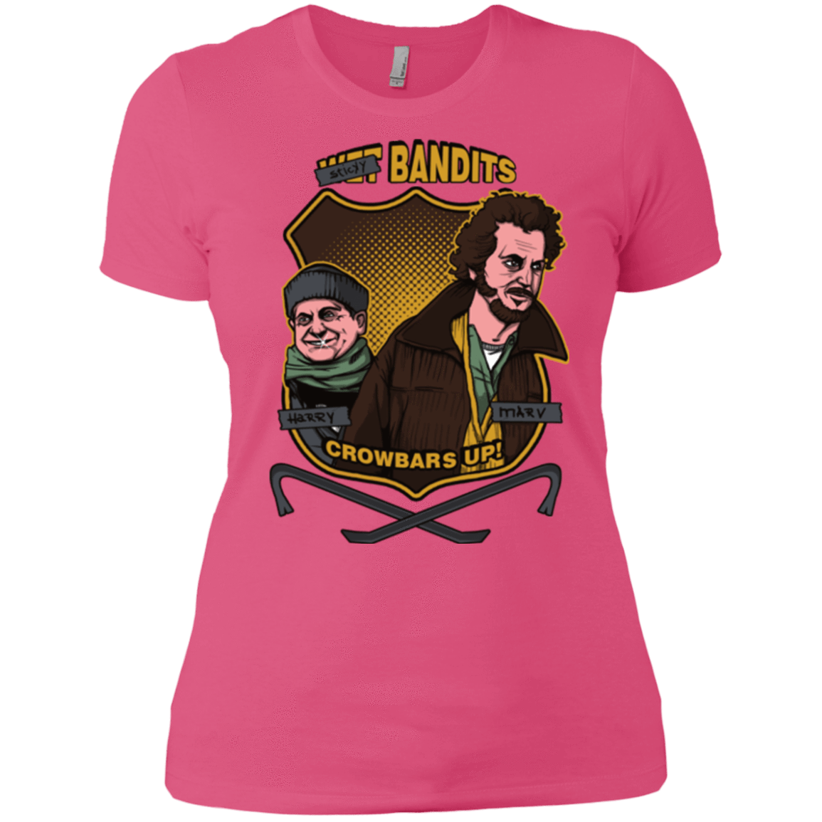 T-Shirts Hot Pink / X-Small Sticky Bandits Women's Premium T-Shirt