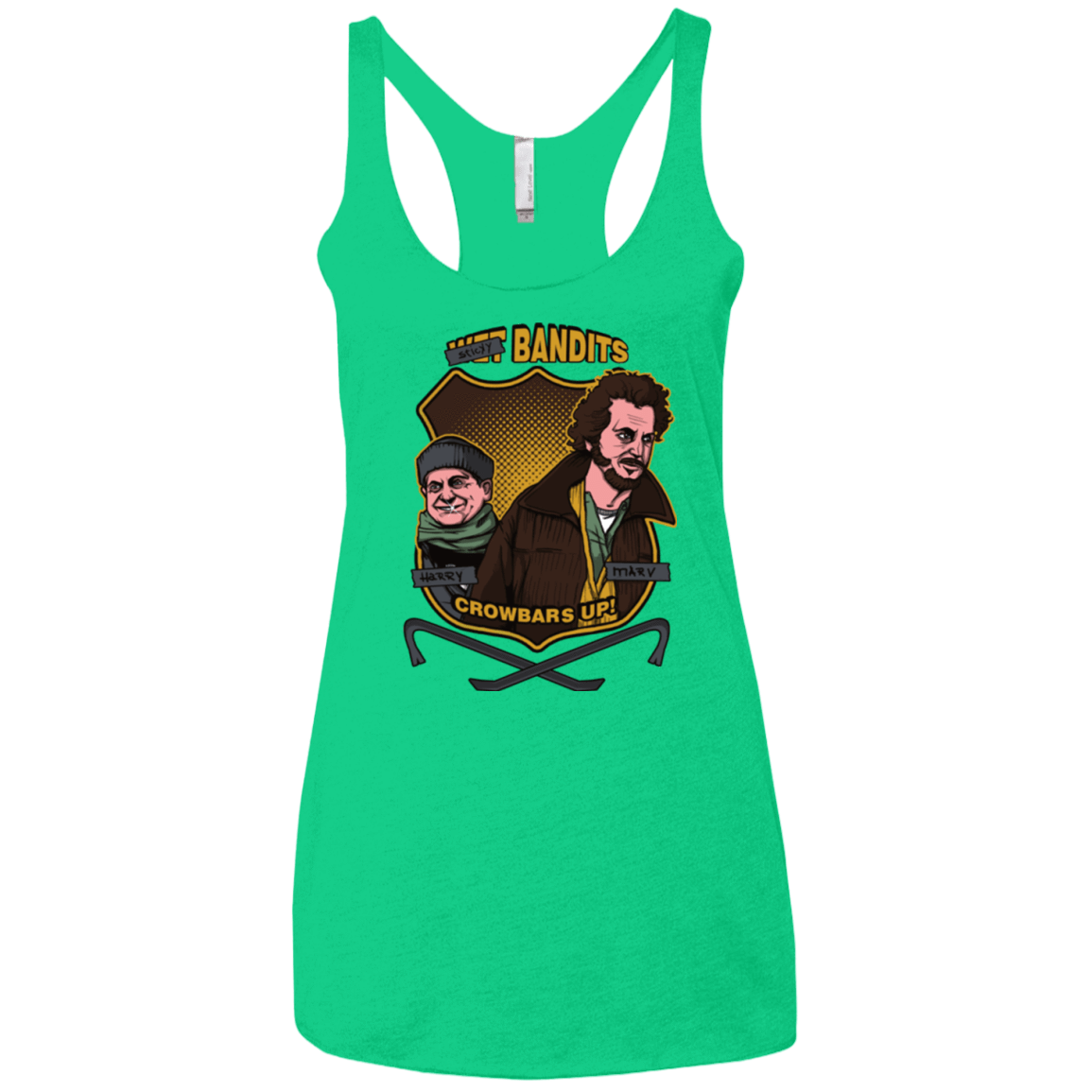 T-Shirts Envy / X-Small Sticky Bandits Women's Triblend Racerback Tank