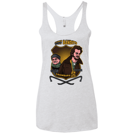 T-Shirts Heather White / X-Small Sticky Bandits Women's Triblend Racerback Tank