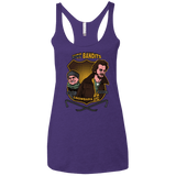 T-Shirts Purple Rush / X-Small Sticky Bandits Women's Triblend Racerback Tank