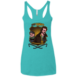 T-Shirts Tahiti Blue / X-Small Sticky Bandits Women's Triblend Racerback Tank