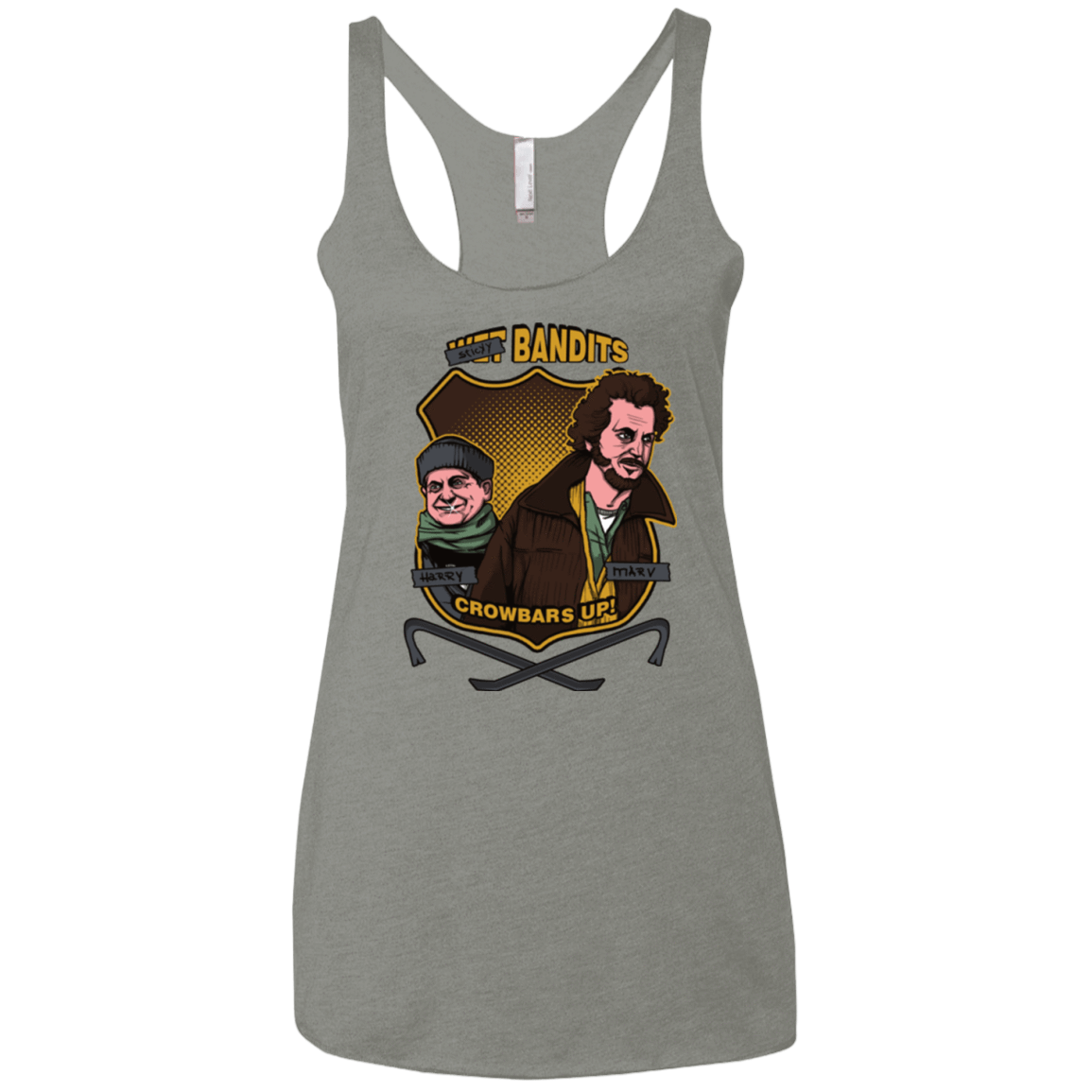 T-Shirts Venetian Grey / X-Small Sticky Bandits Women's Triblend Racerback Tank