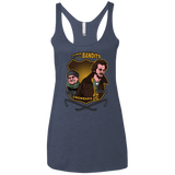 T-Shirts Vintage Navy / X-Small Sticky Bandits Women's Triblend Racerback Tank