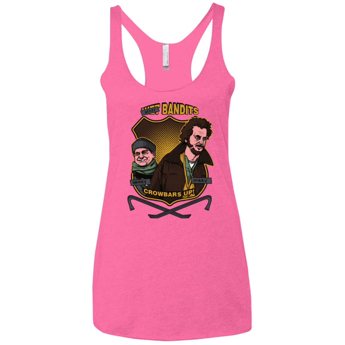 T-Shirts Vintage Pink / X-Small Sticky Bandits Women's Triblend Racerback Tank