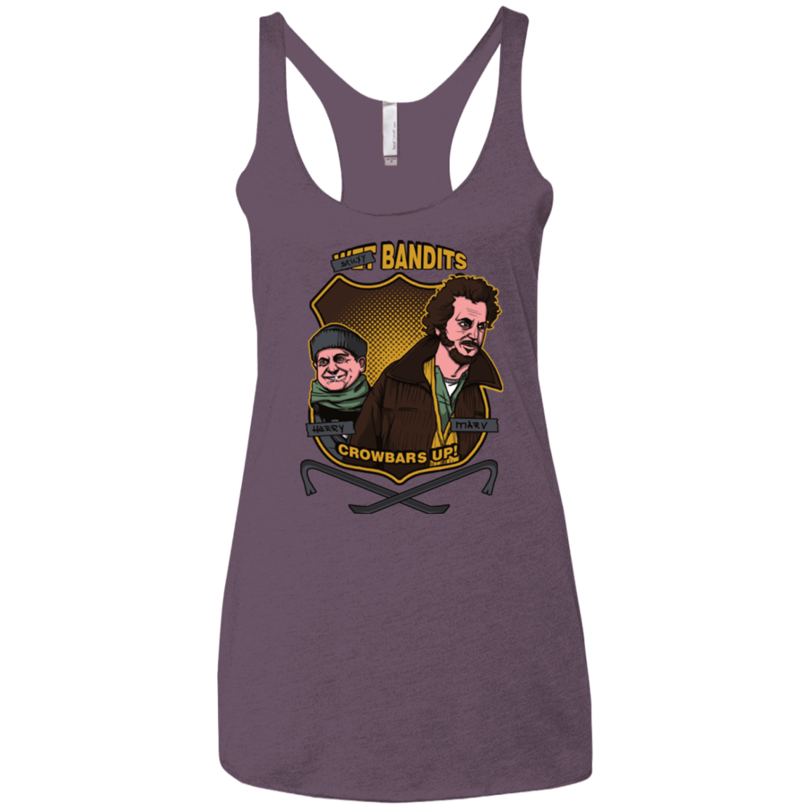 T-Shirts Vintage Purple / X-Small Sticky Bandits Women's Triblend Racerback Tank