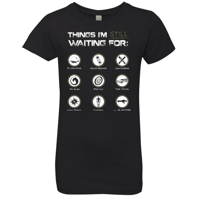 T-Shirts Black / YXS Still Waiting Girls Premium T-Shirt