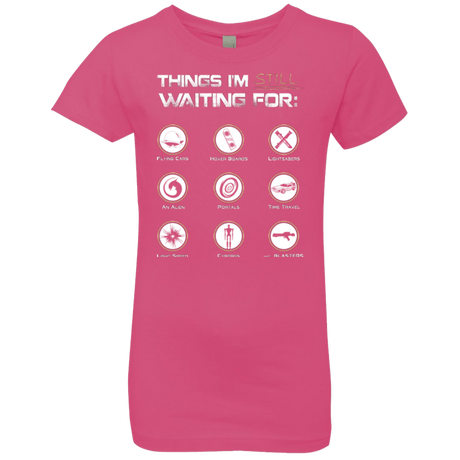 T-Shirts Hot Pink / YXS Still Waiting Girls Premium T-Shirt