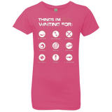 T-Shirts Hot Pink / YXS Still Waiting Girls Premium T-Shirt
