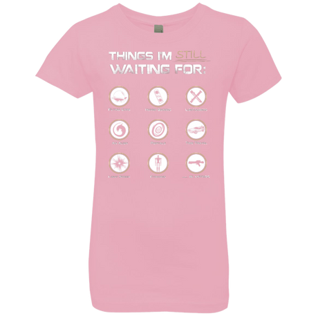 T-Shirts Light Pink / YXS Still Waiting Girls Premium T-Shirt