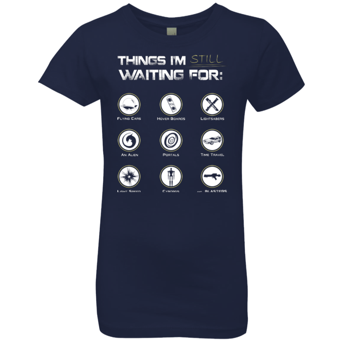 T-Shirts Midnight Navy / YXS Still Waiting Girls Premium T-Shirt