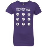 T-Shirts Purple Rush / YXS Still Waiting Girls Premium T-Shirt