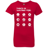T-Shirts Red / YXS Still Waiting Girls Premium T-Shirt