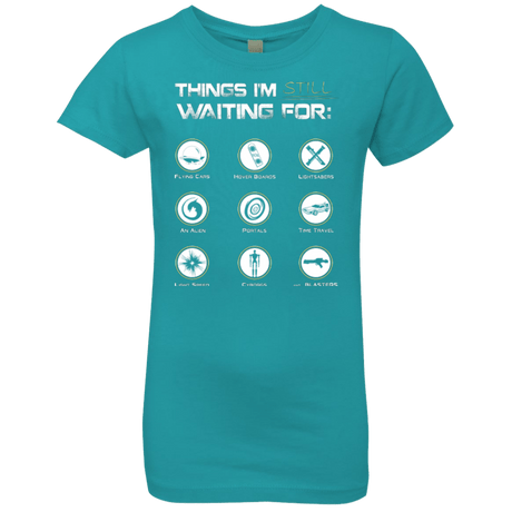 T-Shirts Tahiti Blue / YXS Still Waiting Girls Premium T-Shirt