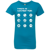 T-Shirts Turquoise / YXS Still Waiting Girls Premium T-Shirt