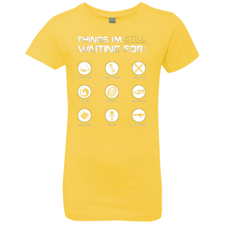 T-Shirts Vibrant Yellow / YXS Still Waiting Girls Premium T-Shirt