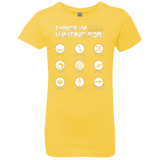 T-Shirts Vibrant Yellow / YXS Still Waiting Girls Premium T-Shirt