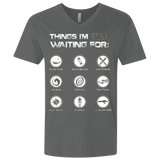 T-Shirts Heavy Metal / X-Small Still Waiting Men's Premium V-Neck