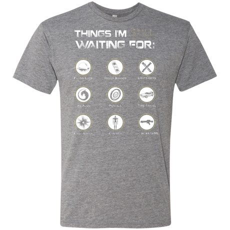 T-Shirts Premium Heather / Small Still Waiting Men's Triblend T-Shirt
