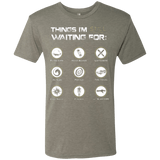 T-Shirts Venetian Grey / Small Still Waiting Men's Triblend T-Shirt