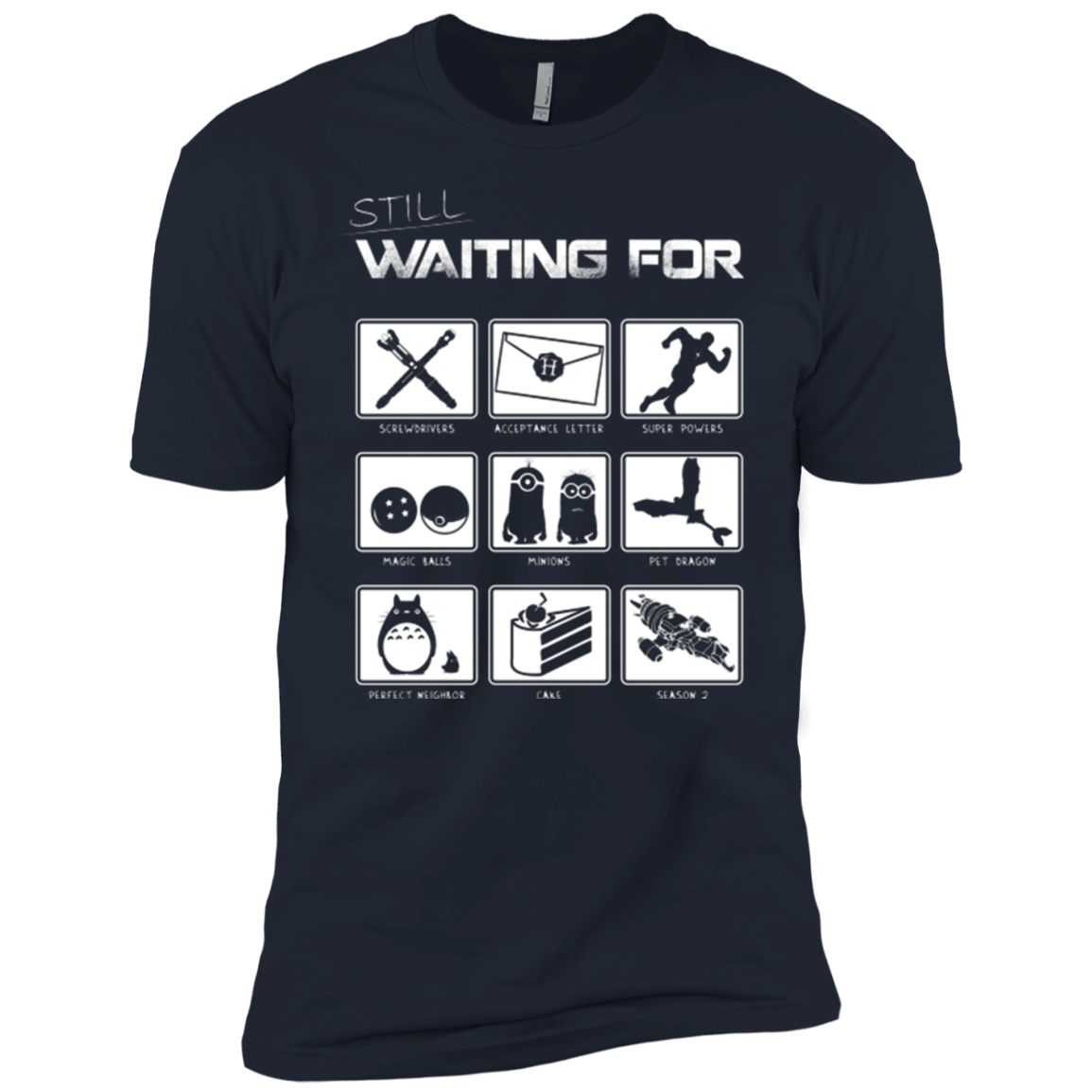 T-Shirts Midnight Navy / YXS Still Waiting Part 2 Boys Premium T-Shirt