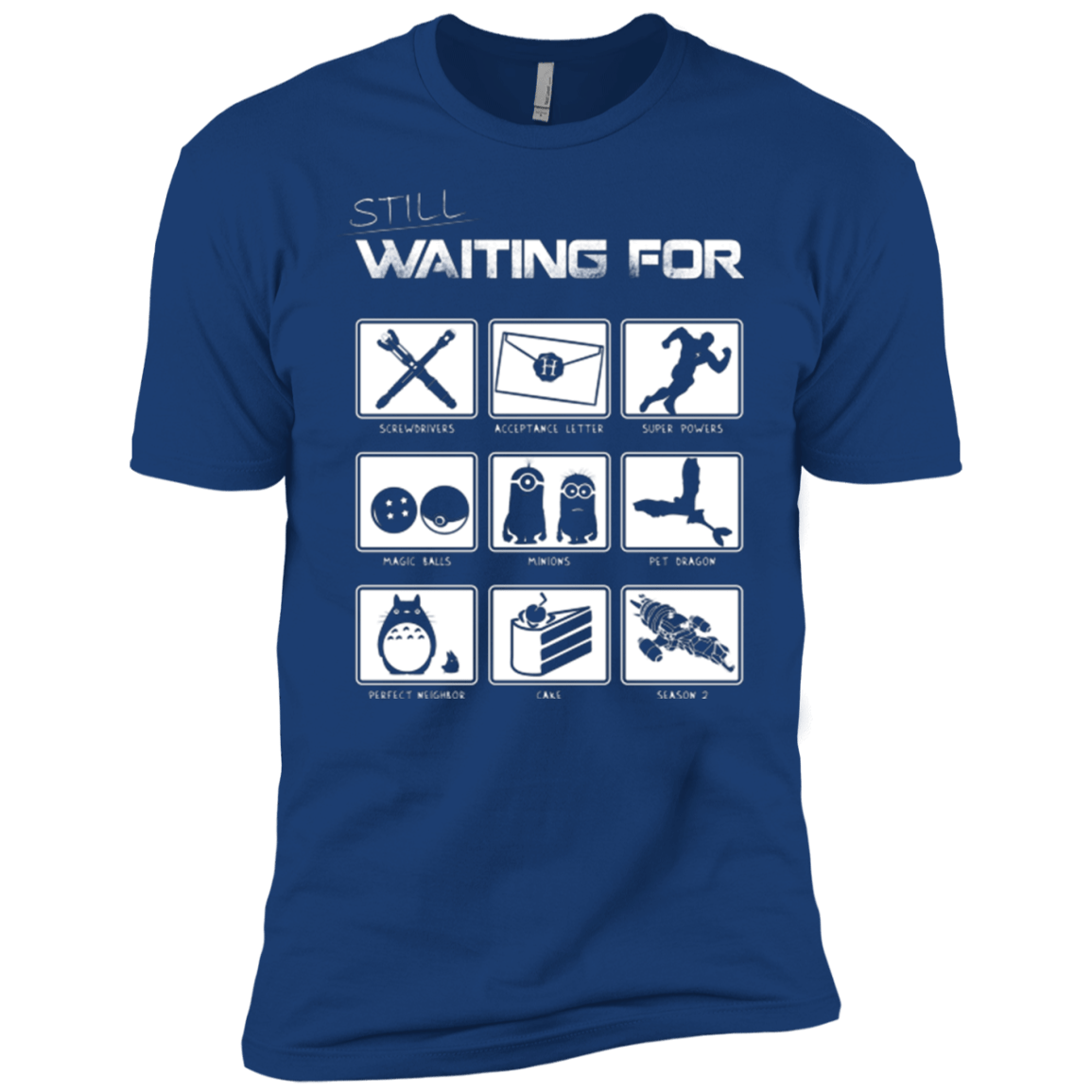 T-Shirts Royal / YXS Still Waiting Part 2 Boys Premium T-Shirt