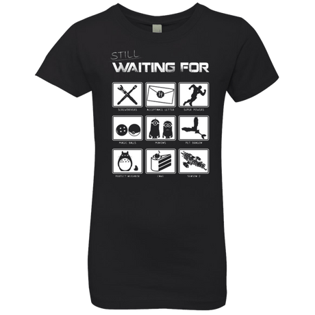 T-Shirts Black / YXS Still Waiting Part 2 Girls Premium T-Shirt