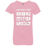 T-Shirts Light Pink / YXS Still Waiting Part 2 Girls Premium T-Shirt