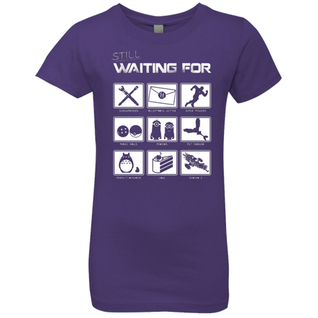 T-Shirts Purple Rush / YXS Still Waiting Part 2 Girls Premium T-Shirt