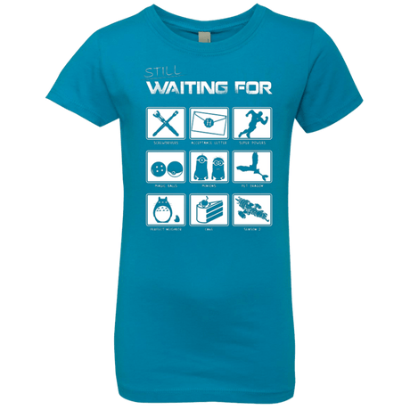 T-Shirts Turquoise / YXS Still Waiting Part 2 Girls Premium T-Shirt