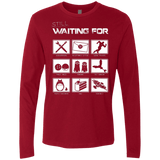 T-Shirts Cardinal / Small Still Waiting Part 2 Men's Premium Long Sleeve