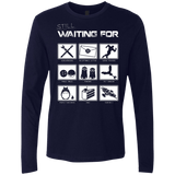 T-Shirts Midnight Navy / Small Still Waiting Part 2 Men's Premium Long Sleeve
