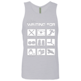 T-Shirts Heather Grey / Small Still Waiting Part 2 Men's Premium Tank Top