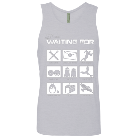 T-Shirts Heather Grey / Small Still Waiting Part 2 Men's Premium Tank Top